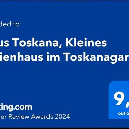 Haus Toskana, Kleines Ferienhaus Im Toskanagarten Bad Sulza Eksteriør bilde
