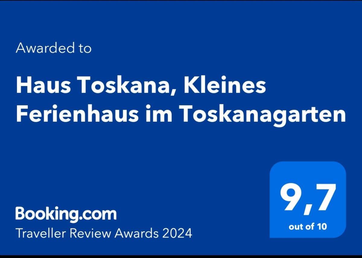 Haus Toskana, Kleines Ferienhaus Im Toskanagarten Bad Sulza Eksteriør bilde